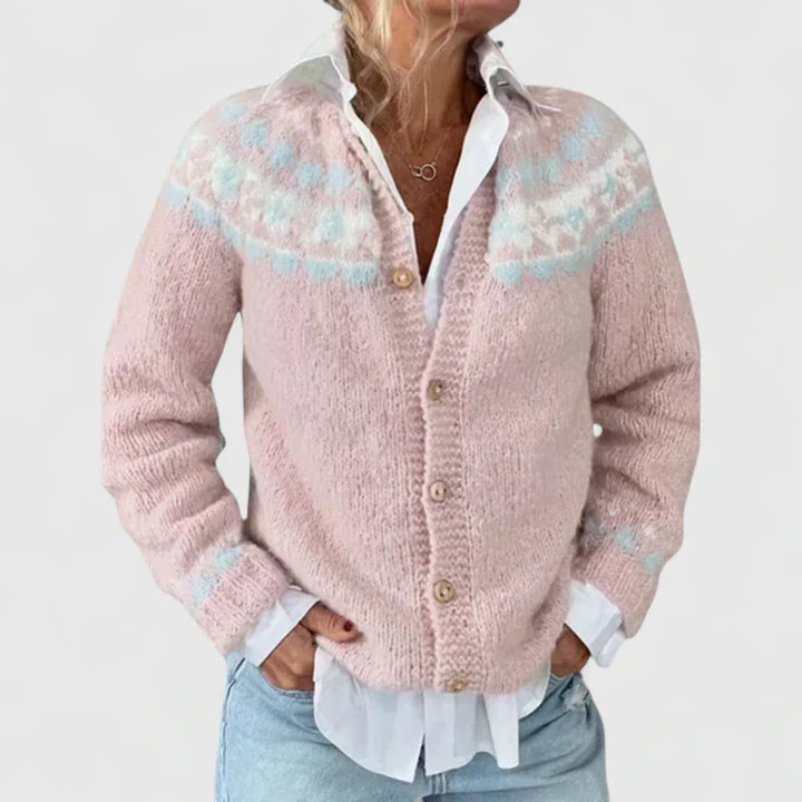 Ismena - Button Front Knitted Cardigan