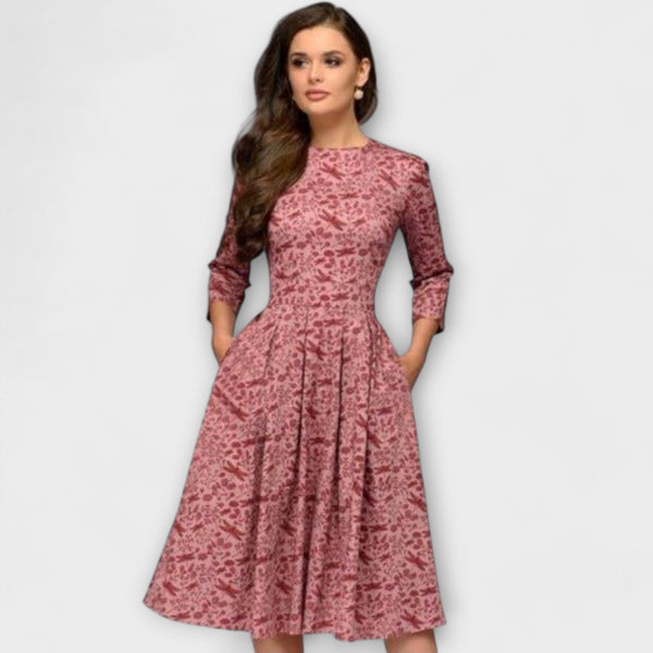 Jeri - Elegant Knee Length Dress