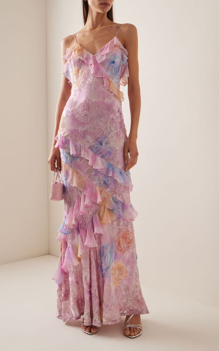 Latonya - Light Dress With Ruffles