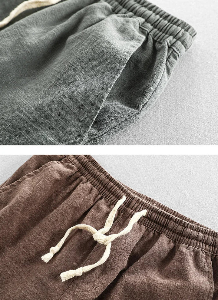 Leo - Casual Linen Shorts