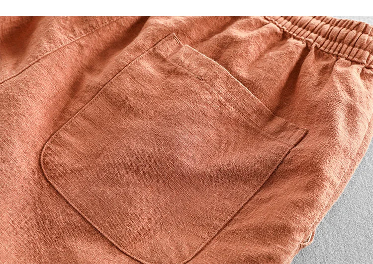 Leo - Casual Linen Shorts