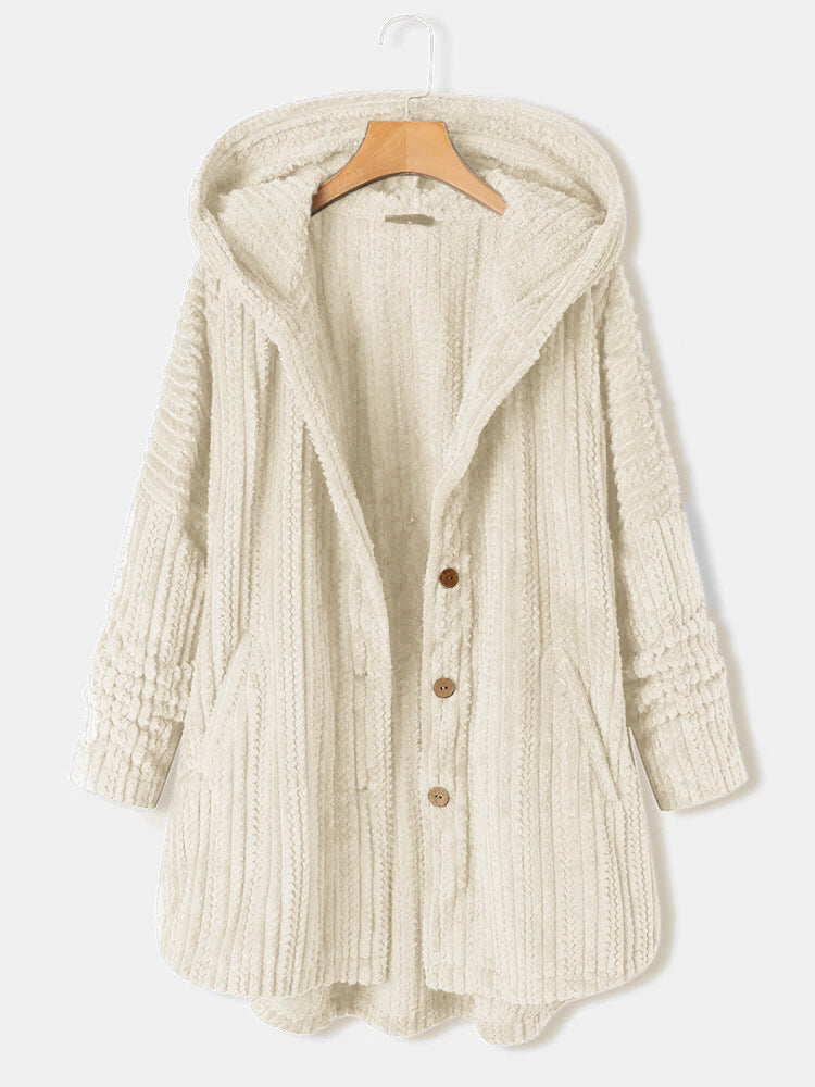 Manuela™ - Winter coat with lapels