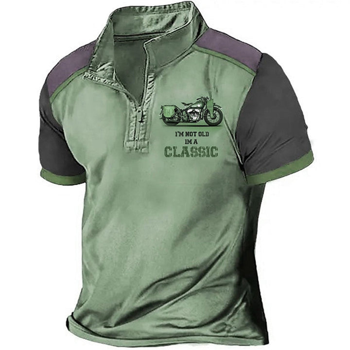 Kritsada - Stylish Half Zipper Polo Shirt