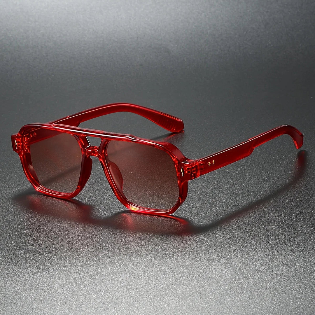 LumeSight - Double Bridge Square Sunglasses