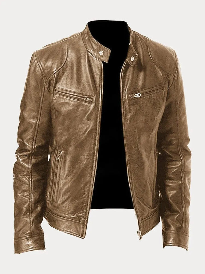 Chiron - Casual Leather Jacket