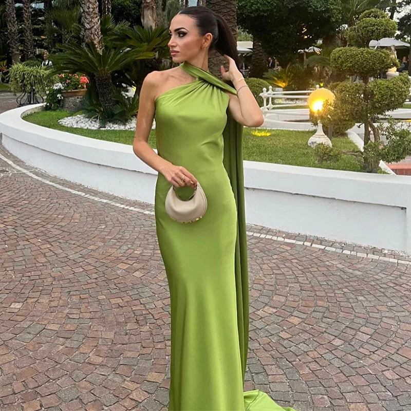 Lucila - Halter Neck Maxi Dress