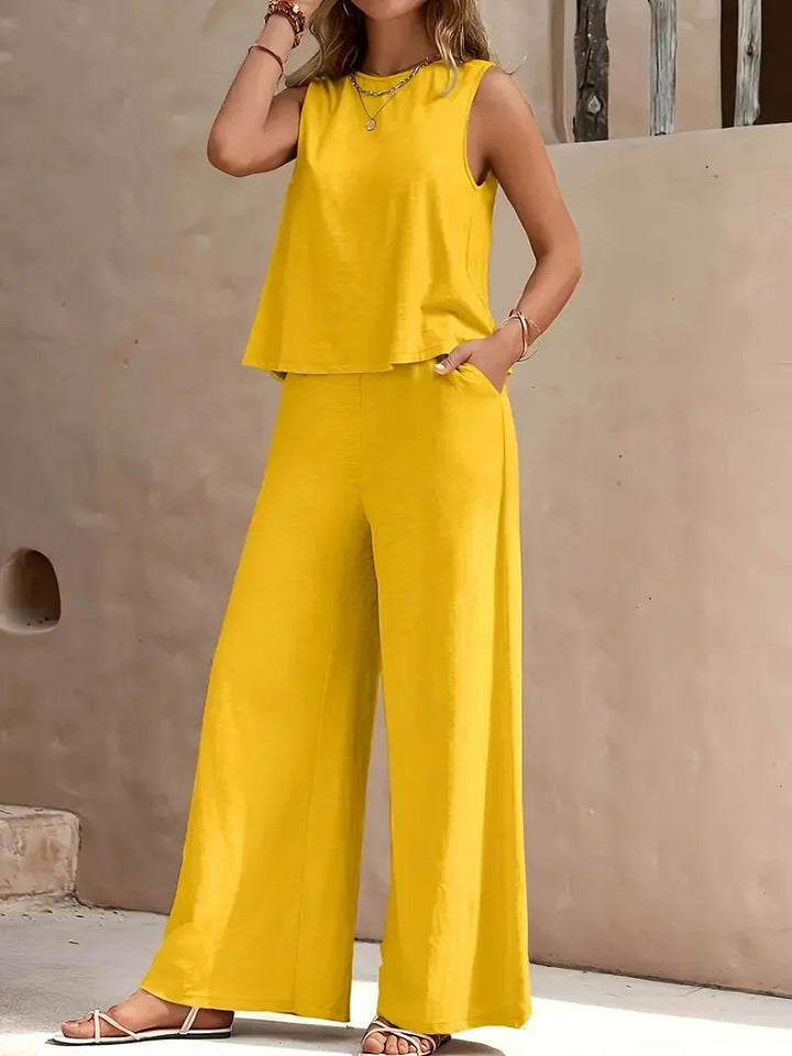 Dollie - Sleeveless Two Piece Set