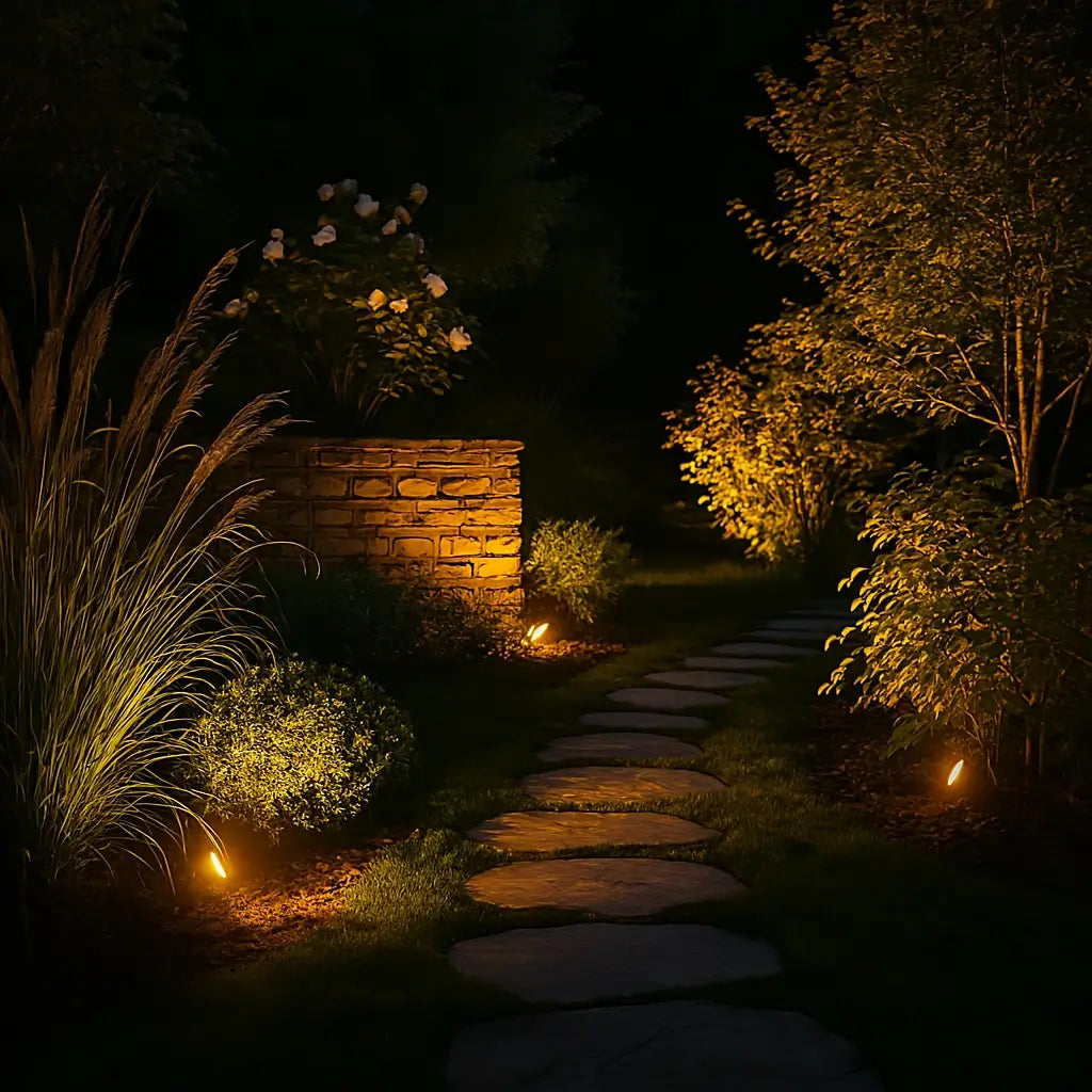 LumaBloom - Solar Garden Spotlight