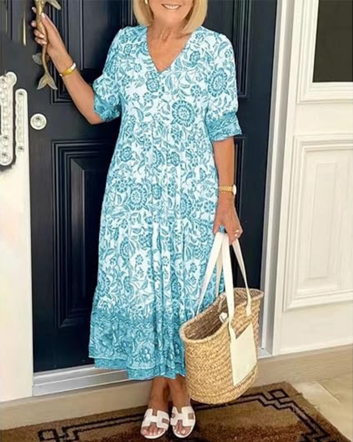 Nia™ | Elegant cotton summer dress
