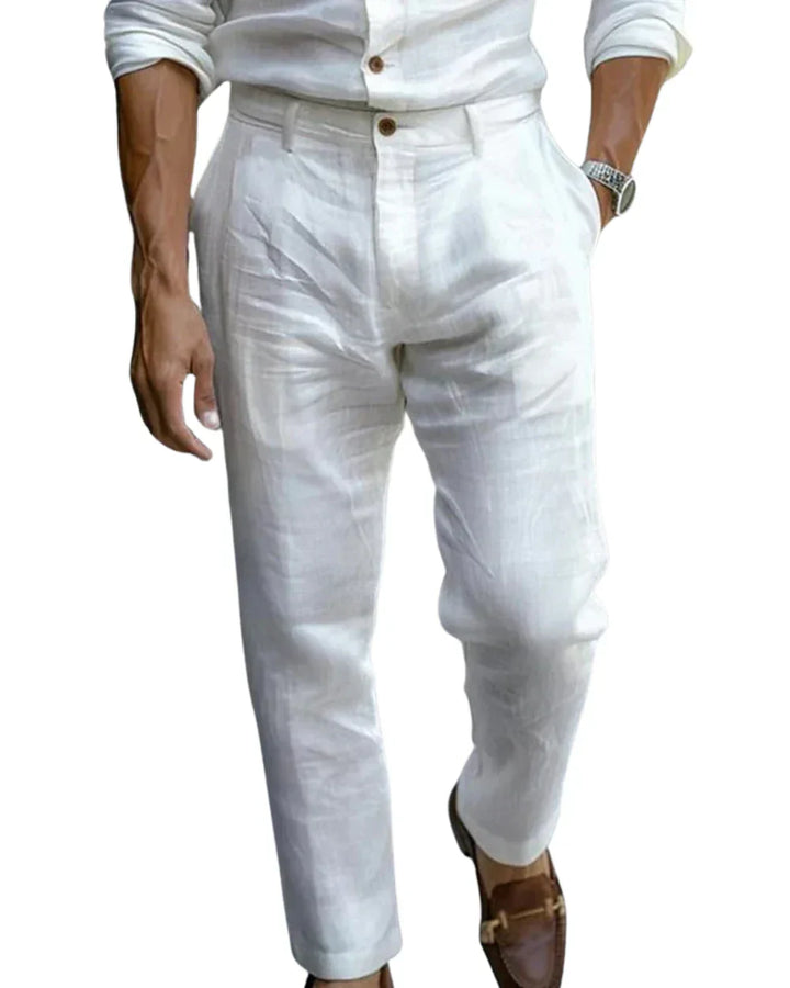 Aminuddin - Causal Loose Linen Pant
