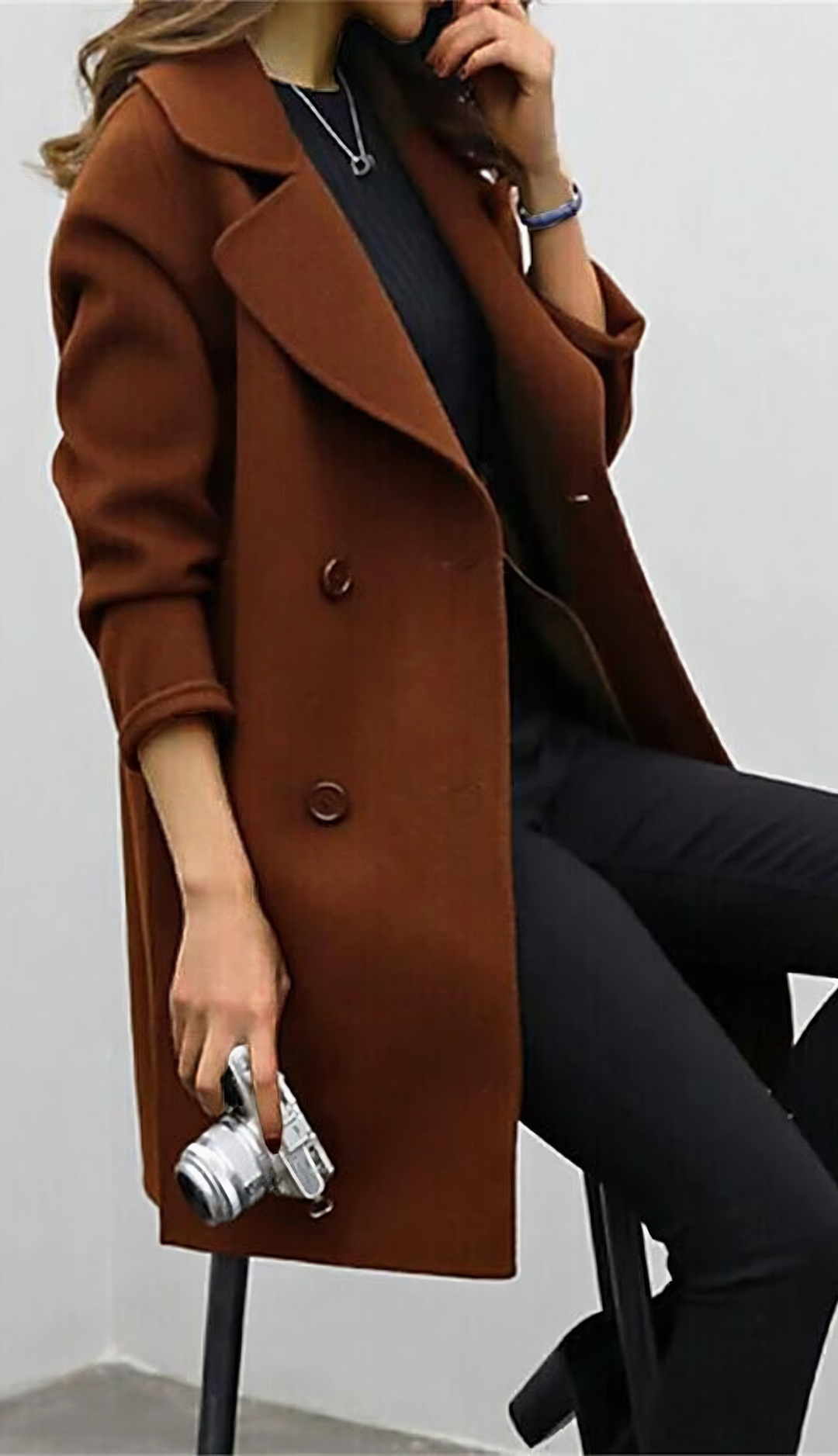 Katherene - Long Trench Coat