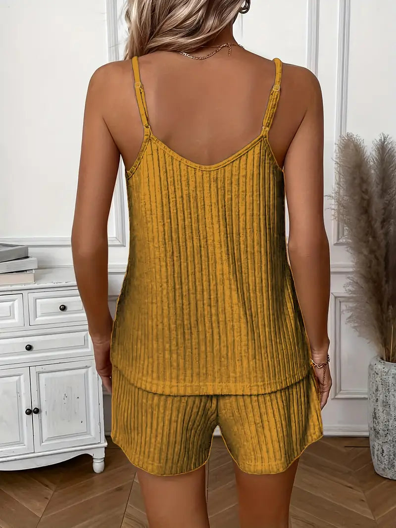 Isalie - Sleeveless Two Piece Set