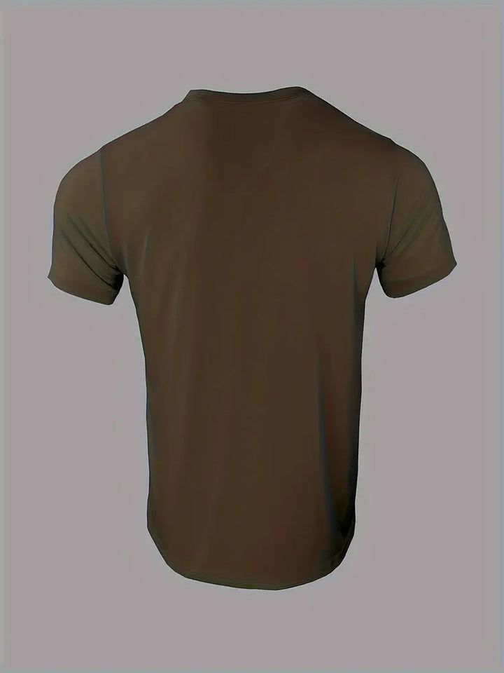 Eligio - Knitted T-Shirt With Button