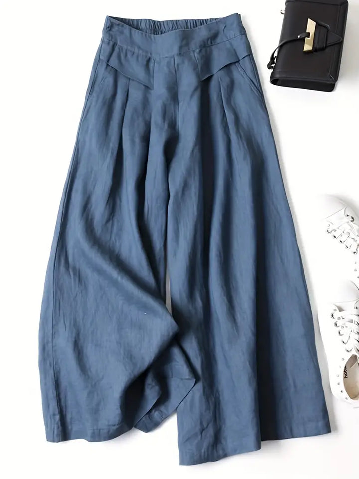 Anina - Linen Wide Leg Pant