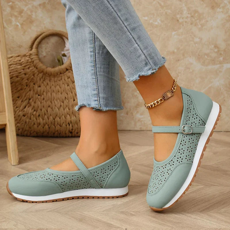 Jewell - Breathable Orthopedic Leather Shoes