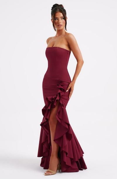 Vasileia - Off Shoulder Maxi Dress