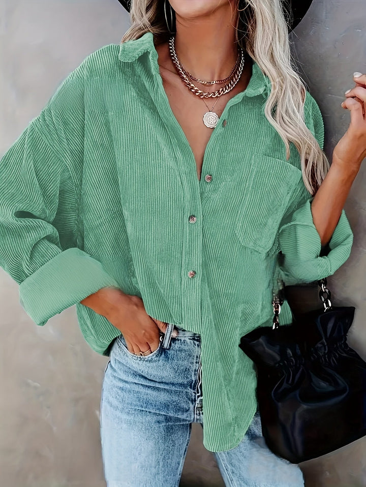 Irmela - Long Sleeve Button Shirt