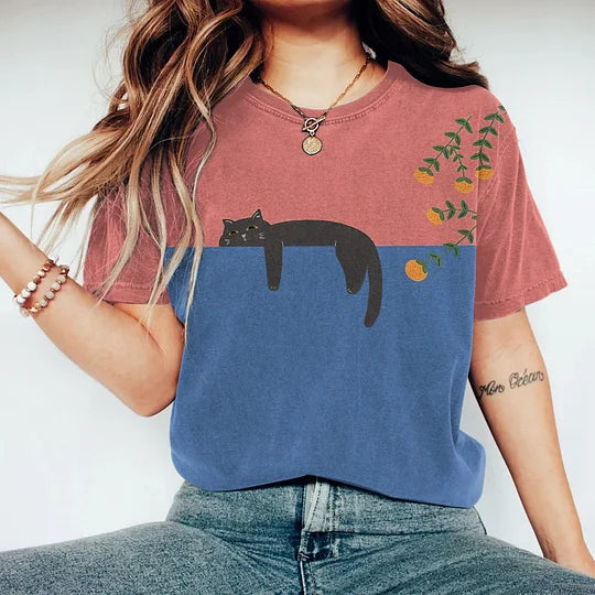 Nitsa - Elegant Spring T Shirt With Print