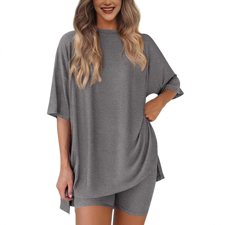 Rikke - Short Sleeve Two Piece Set