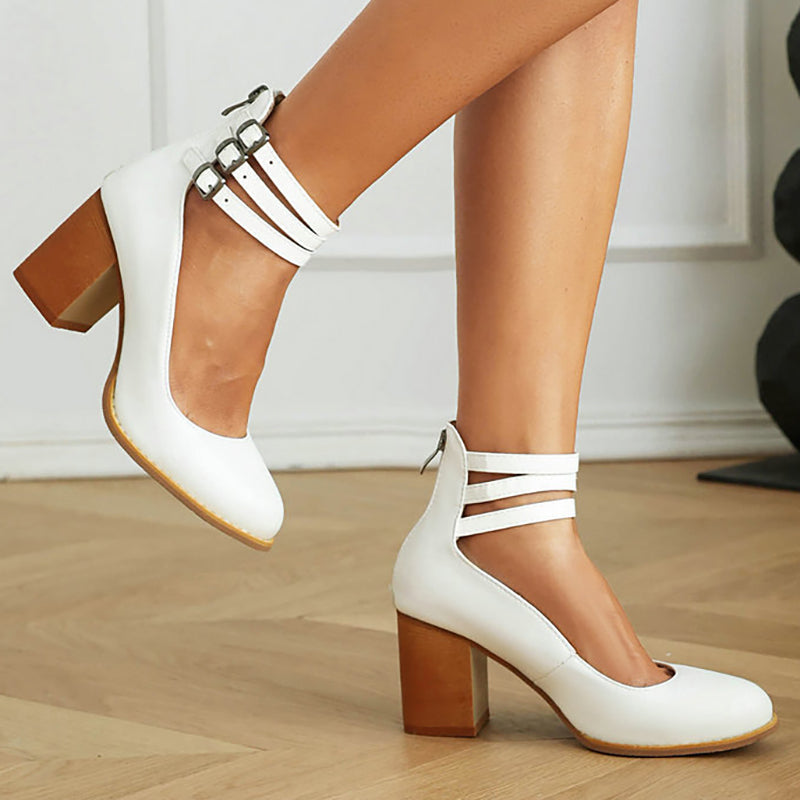 Caa - Plain Sandals With Ankle Strap