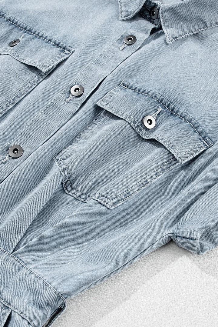 Brygida - Elegant Denim Dress