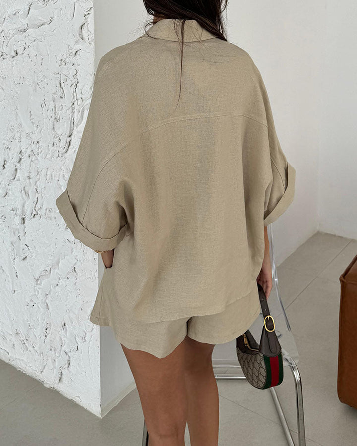 Cumatozz - Elegant Loose Two Piece Set