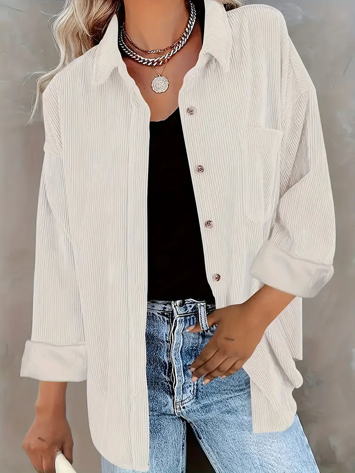 Irmela - Long Sleeve Button Shirt