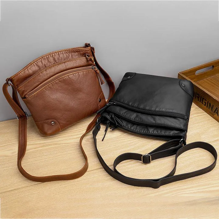 Mia™ Vintage Charm | Crossbody Leather Bag