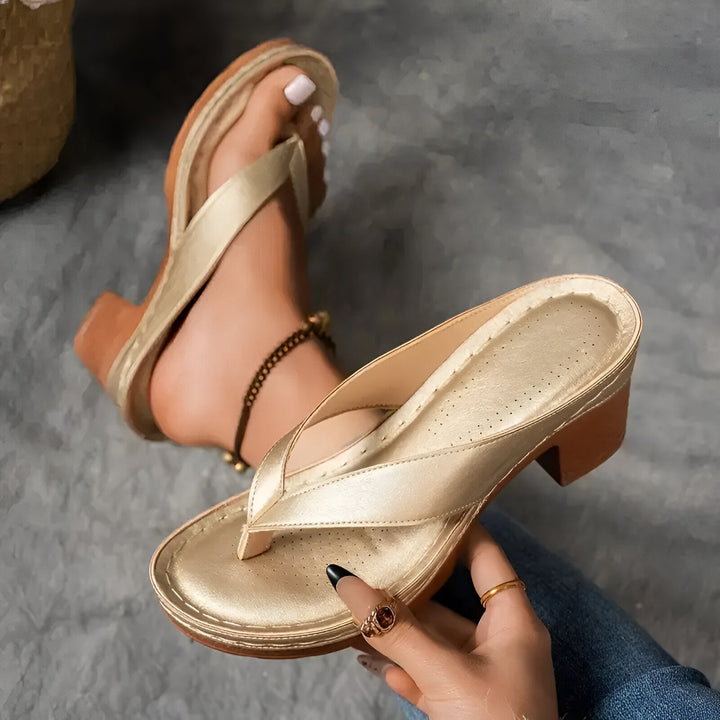 Gerta - Stylish High Heel Slipper