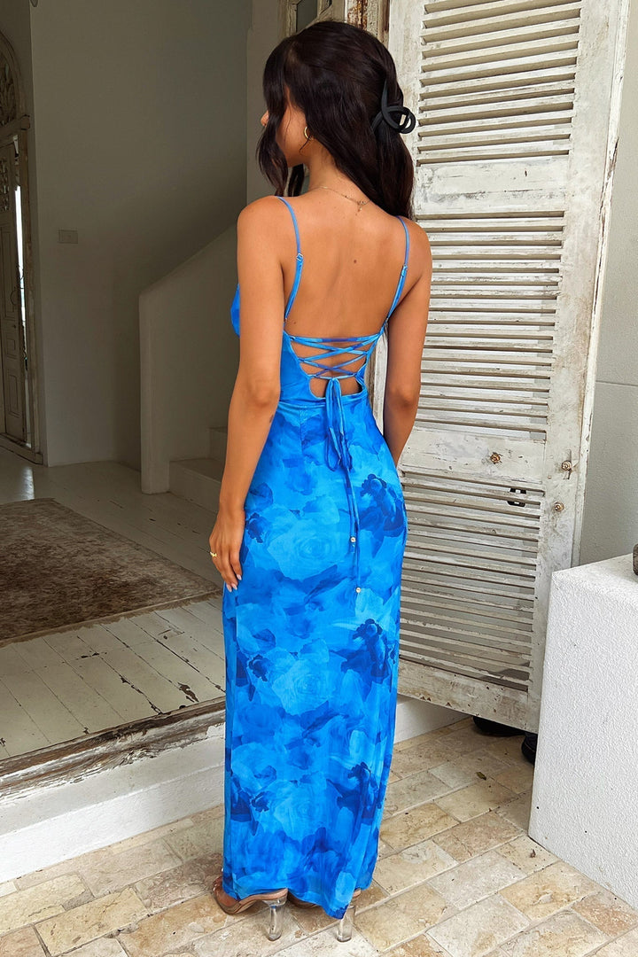 Jania - Sleeveless Floral Maxi Dress
