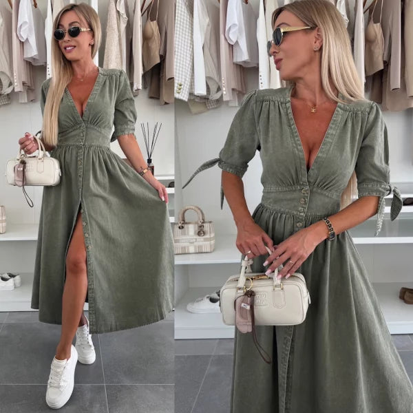 Filina - Radiant Denim Dress