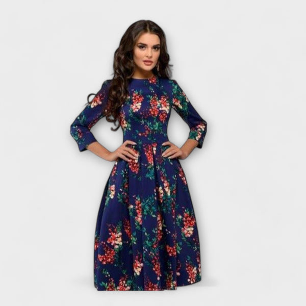 Jeri - Elegant Knee Length Dress