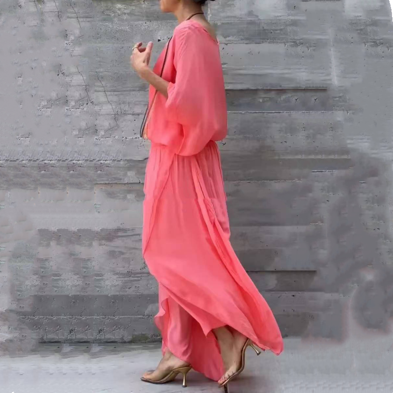 Alyson - Chiffon Two Piece Set