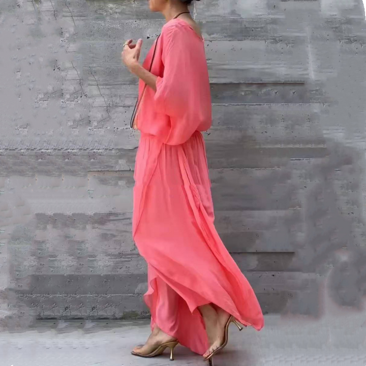 Alyson - Chiffon Two Piece Set
