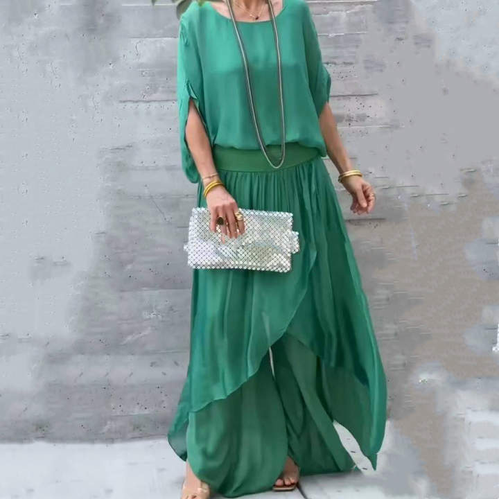 Alyson - Chiffon Two Piece Set