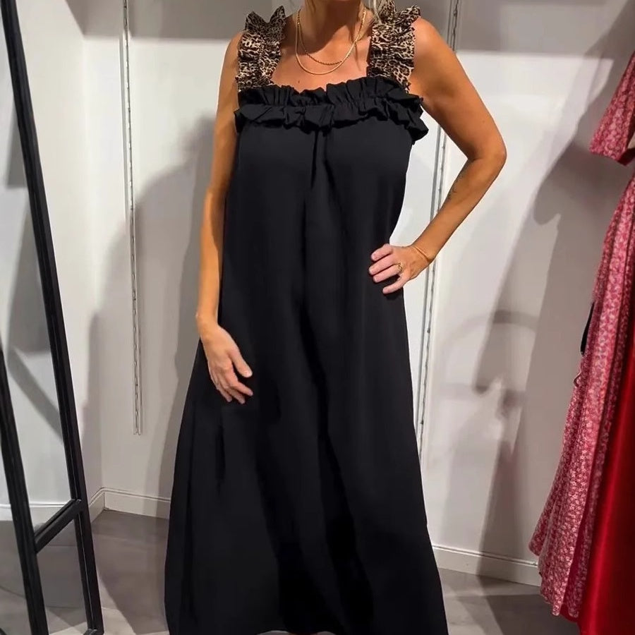 Fiola - Casual Sleeveless Maxi Dress with Pockets