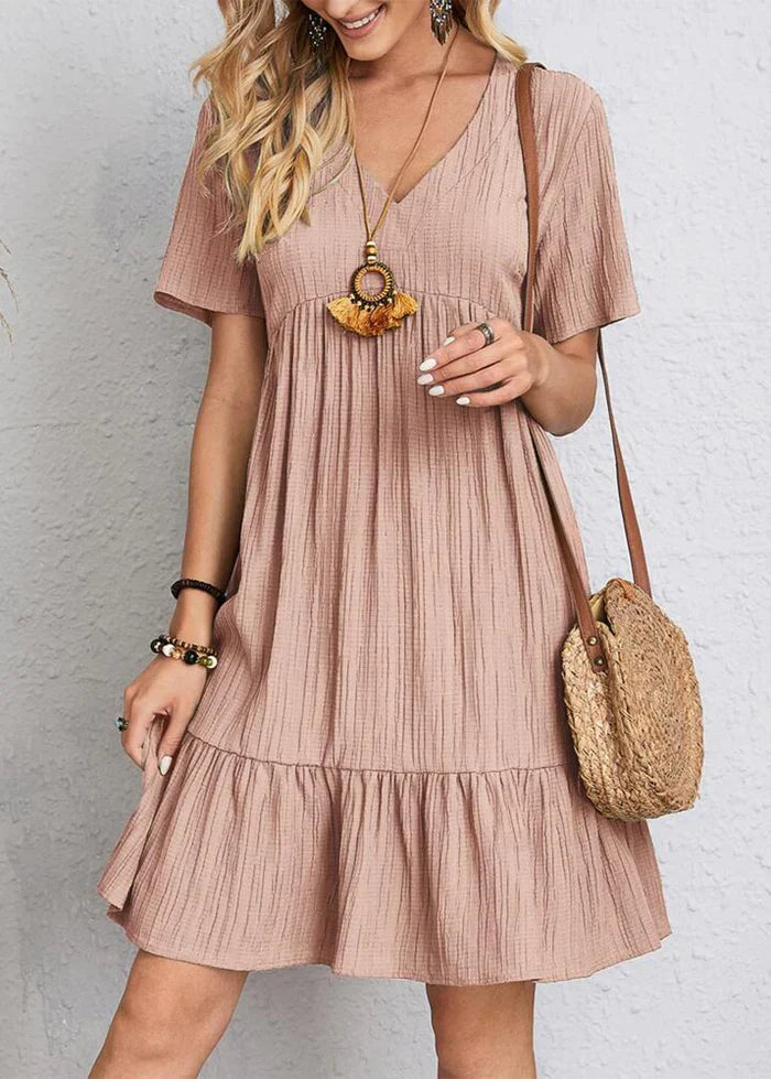 Lorene - Elegant Tummy Flattering Dress