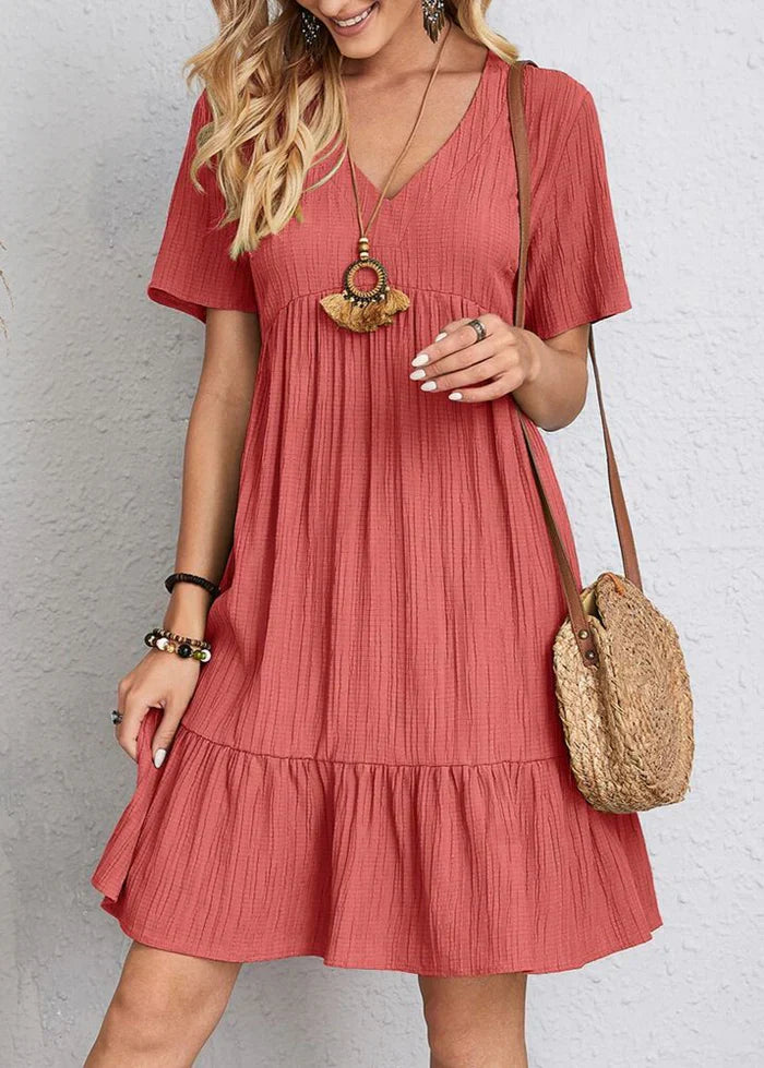 Lorene - Elegant Tummy Flattering Dress