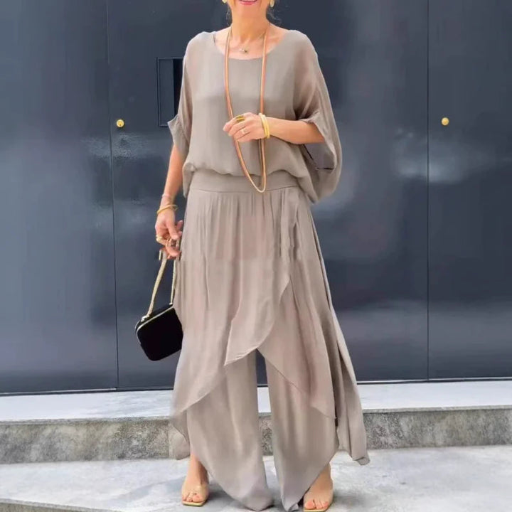 Alyson - Chiffon Two Piece Set